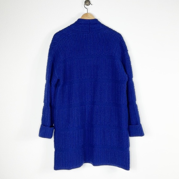 Maria Cornejo Purple Loop Knit Cashmere & Wool Sweater Coat - Picture 6 of 16